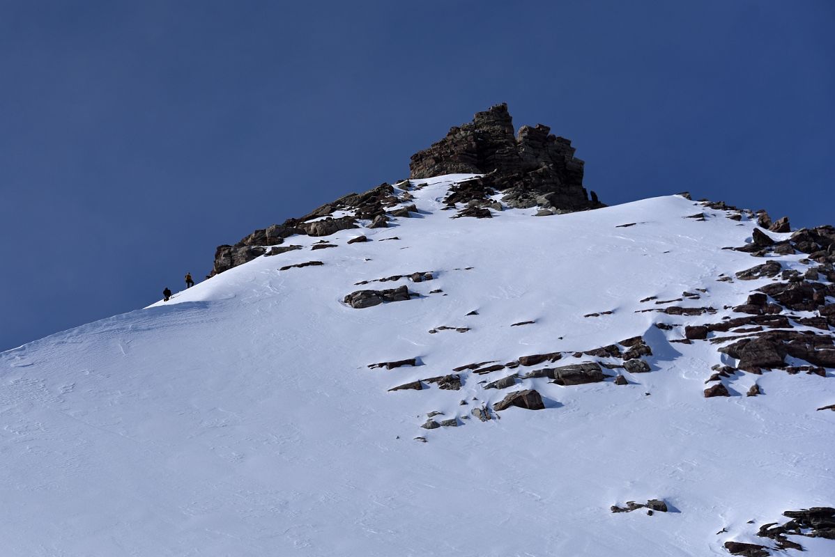 13C Starting The Descent From The Summit Of The Peak Across From Knutsen Peak On Day 5 At Mount Vinson Low Camp